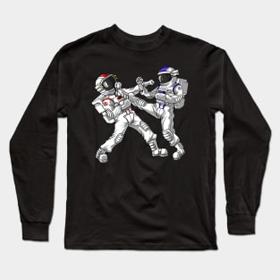 Astronaut Karate Long Sleeve T-Shirt